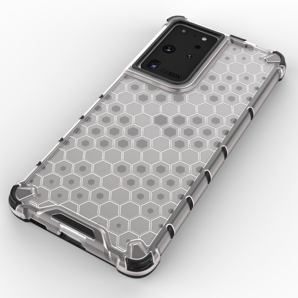 Honeycomb-fodral pansarskydd med gelram för Samsung Galaxy S22 Ultra blue