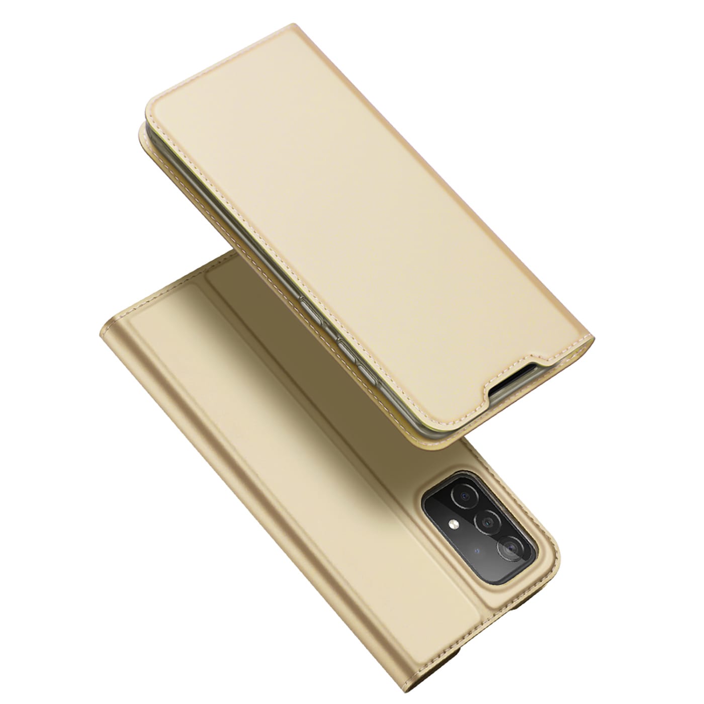 Dux Ducis Skin Pro Holster Cover Flip Cover för Samsung Galaxy A73 guld