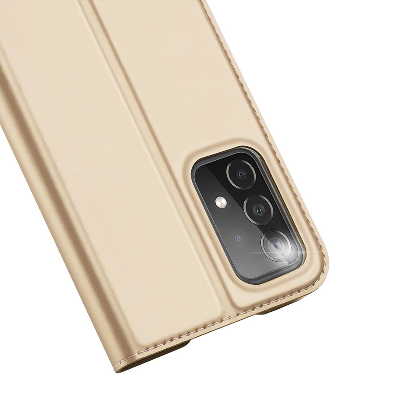 Dux Ducis Skin Pro Holster Cover Flip Cover för Samsung Galaxy A73 guld