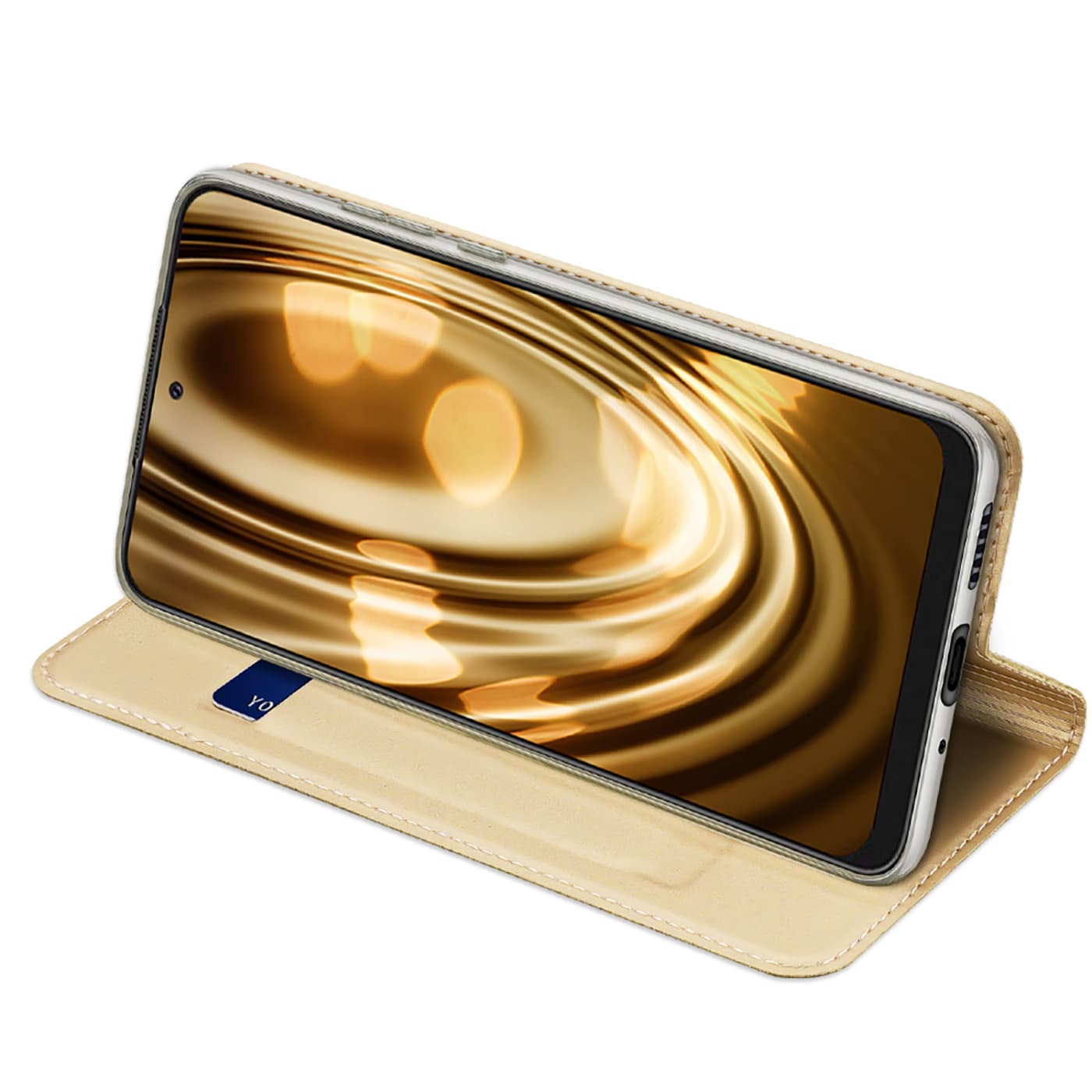 Dux Ducis Skin Pro Holster Cover Flip Cover för Samsung Galaxy A73 guld