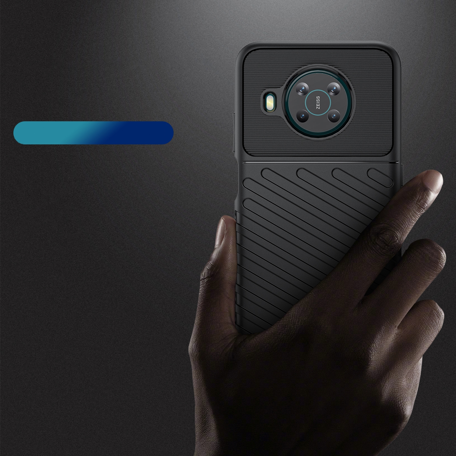 Thunder Case fleksibelt panseret cover til Nokia X100 sort