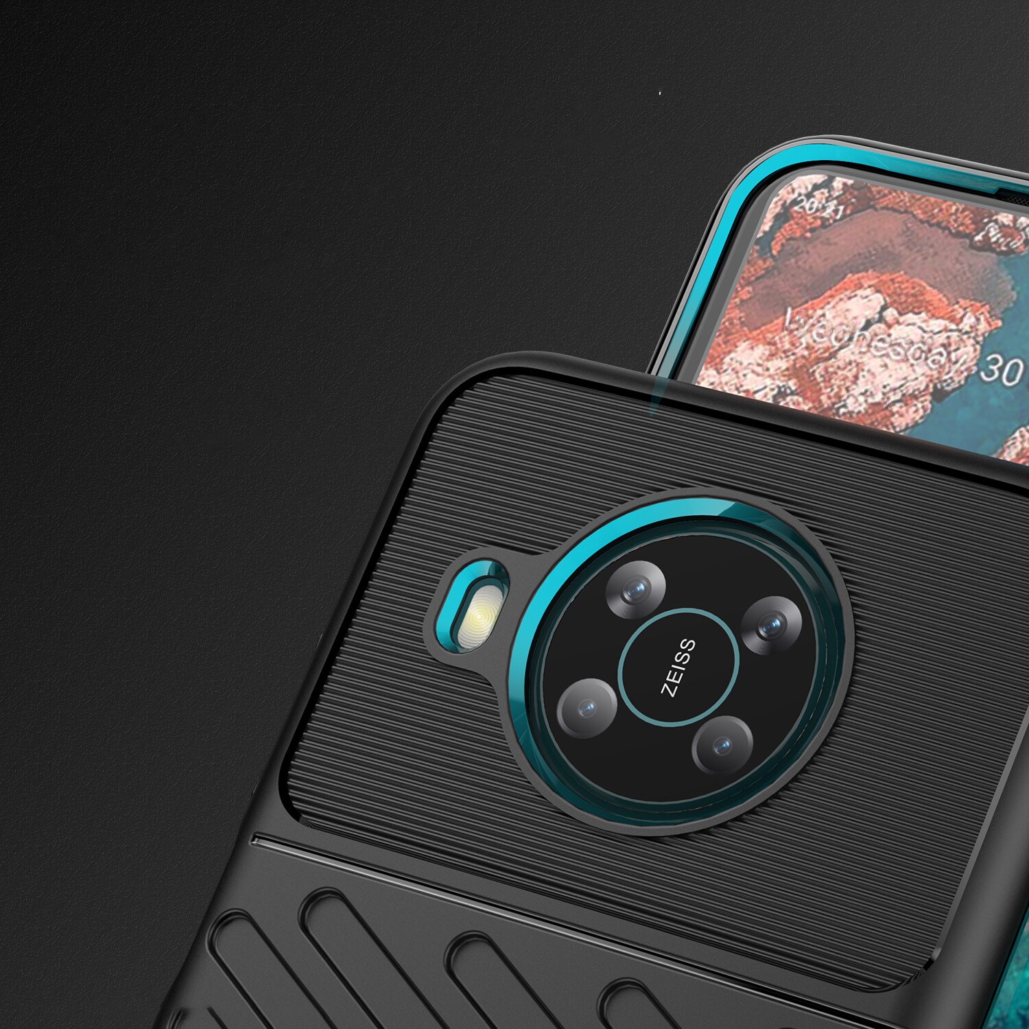 Thunder Case fleksibelt panseret cover til Nokia X100 sort