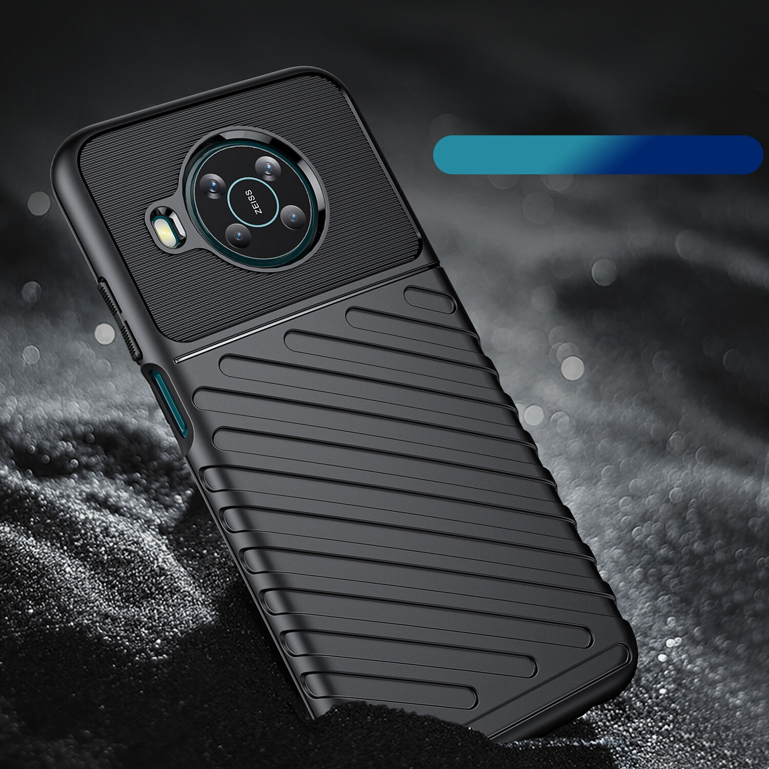 Thunder Case fleksibelt panseret cover til Nokia X100 sort