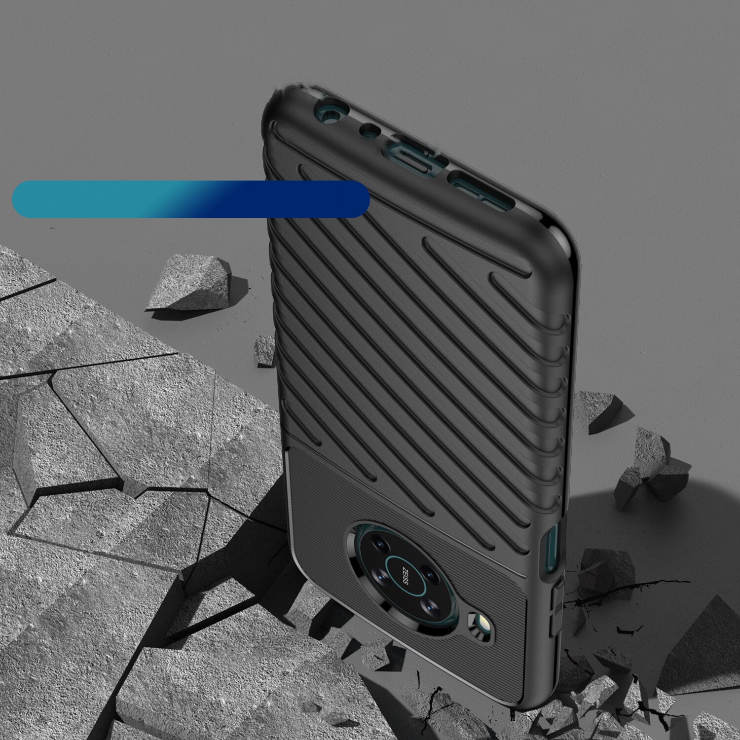 Thunder Case fleksibelt panseret cover til Nokia X100 sort