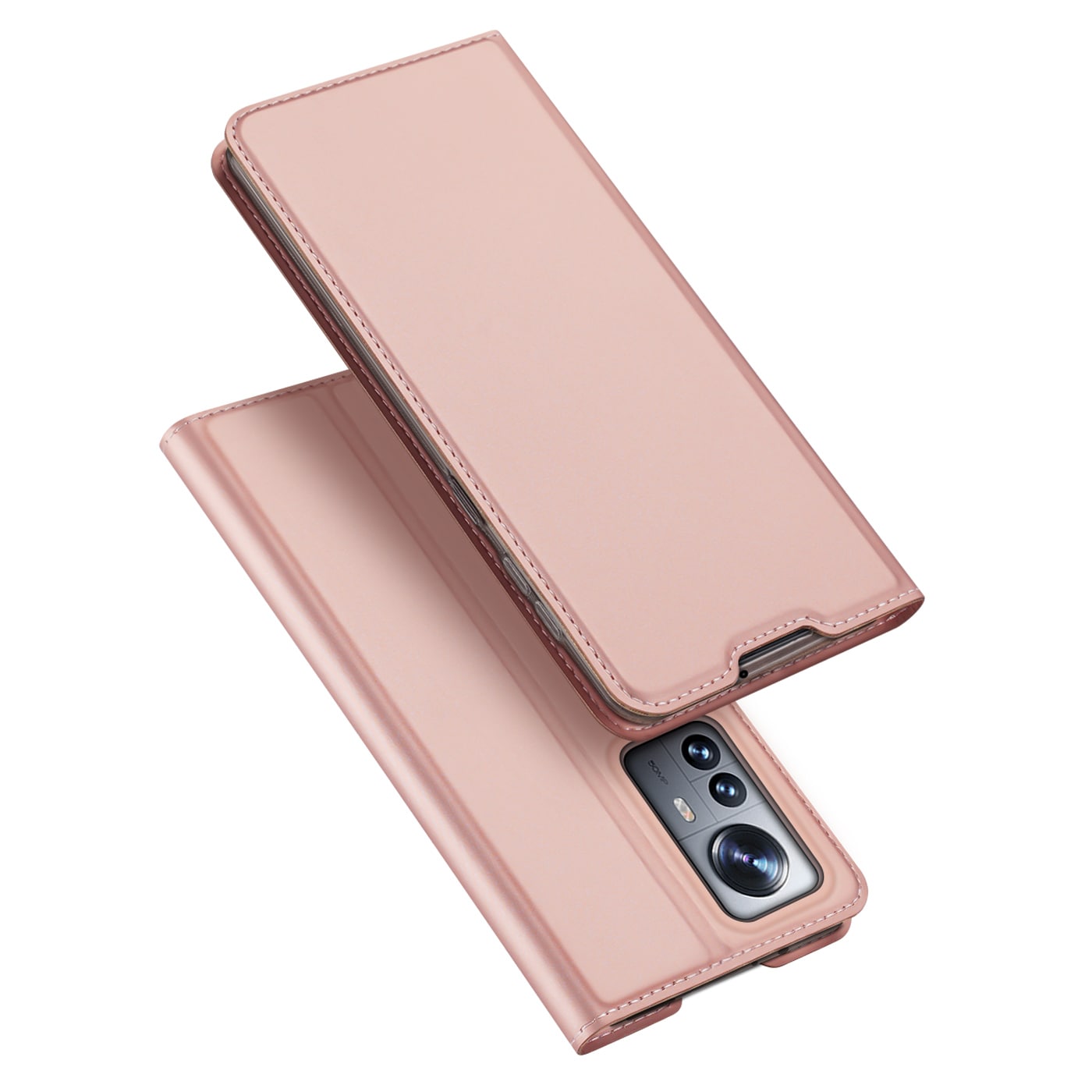 Dux Ducis Skin Pro Holster Cover Flip Cover för Xiaomi 12 Pro rosa