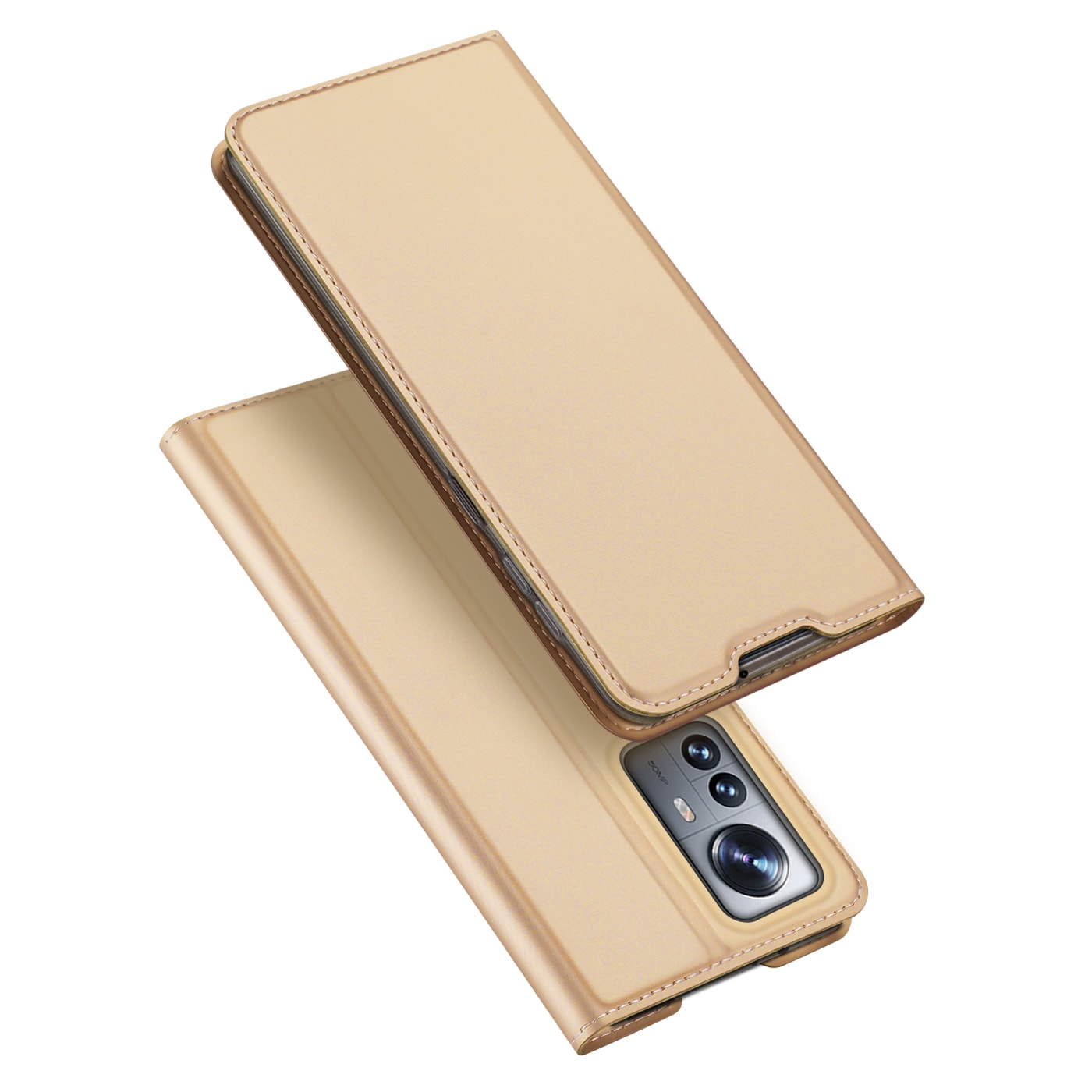 Dux Ducis Skin Pro Holster Cover Flip Cover för Xiaomi 12 Pro guld