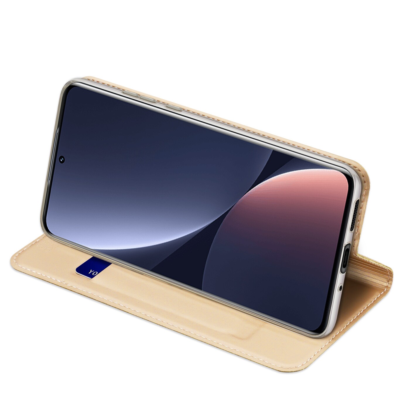 Dux Ducis Skin Pro Holster Cover Flip Cover til Xiaomi 12 Pro guld