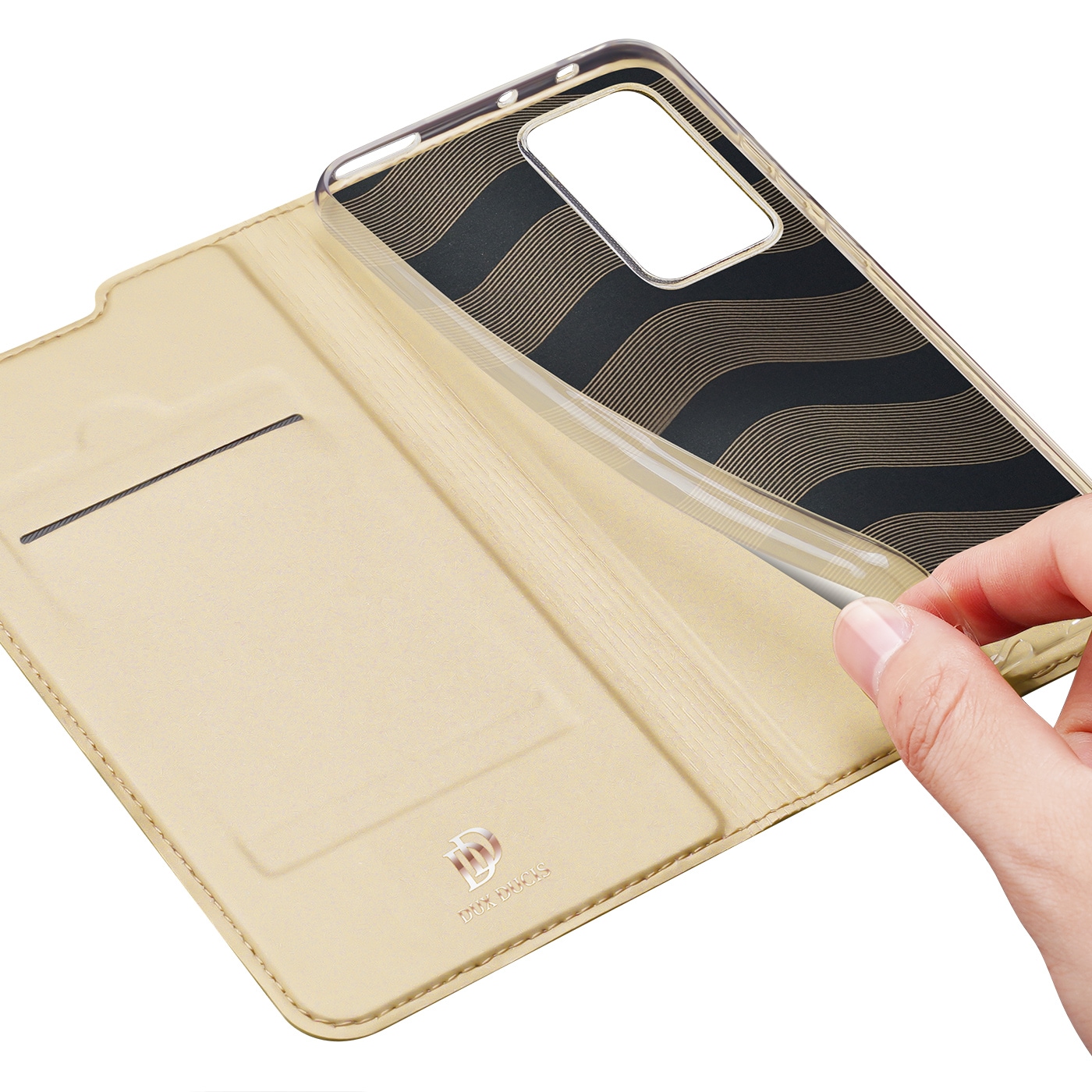 Dux Ducis Skin Pro Holster Cover Flip Cover til Xiaomi 12 Pro guld