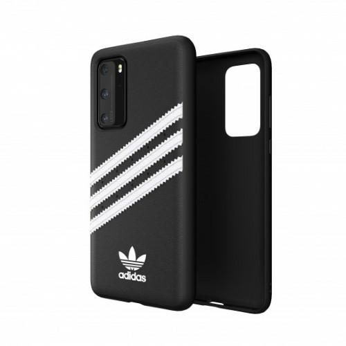 Adidas OR Formstøbt PU-etui til Huawei P40 - Sort og hvid