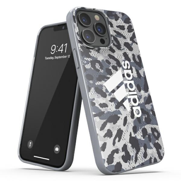 Adidas OR SnapCase Leopard-fodral för iPhone 13 Pro Max - Grå