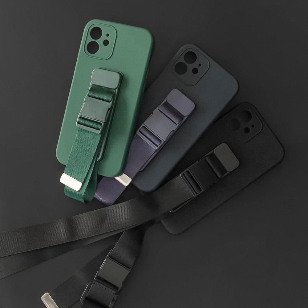 Rope Case Silikon Lanyard Cover Purse Lanyard Strap For Samsung Galaxy A53 5G Röd