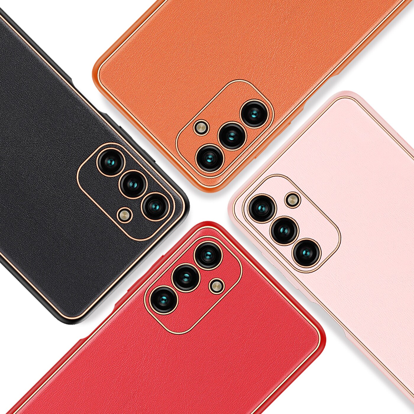 Dux Ducis Yolo elegant cover lavet af økologisk læder til Samsung Galaxy A13 5G rød