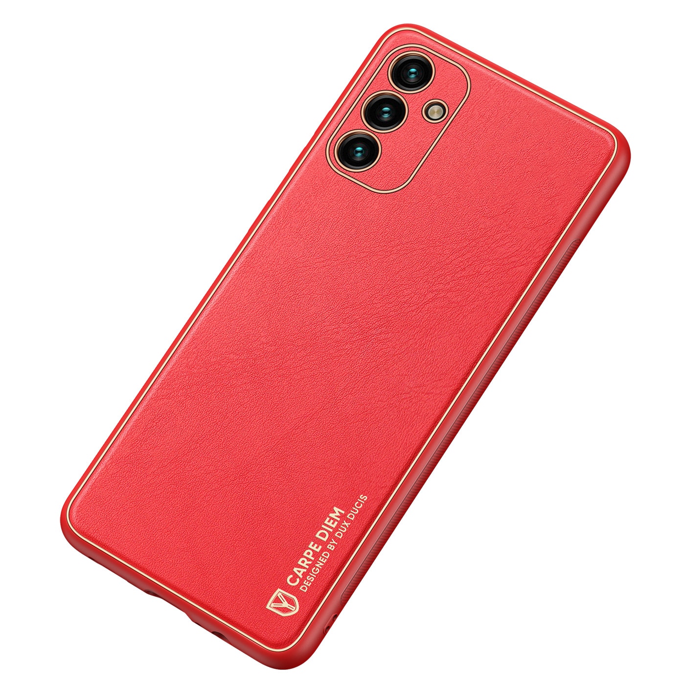 Dux Ducis Yolo elegant cover lavet af økologisk læder til Samsung Galaxy A13 5G rød