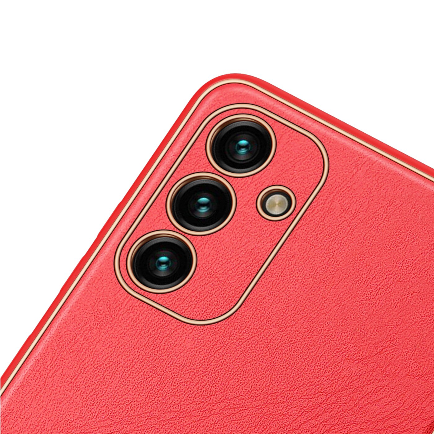 Dux Ducis Yolo elegant cover lavet af økologisk læder til Samsung Galaxy A13 5G rød