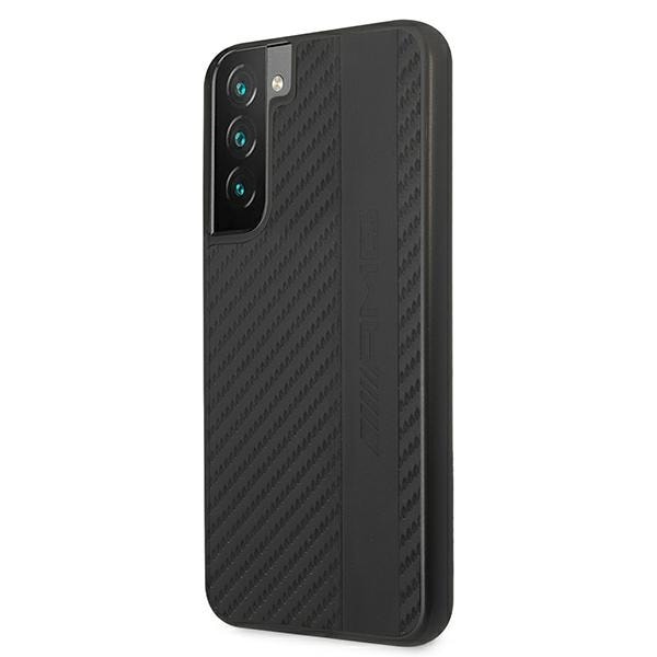 AMG Carbon Stripe&Embossed Fodral till Samsung Galaxy S22+ - Svart