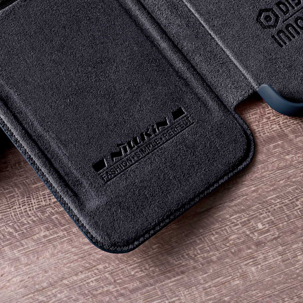 Nillkin Qin læderetui til Samsung Galaxy A73 sort