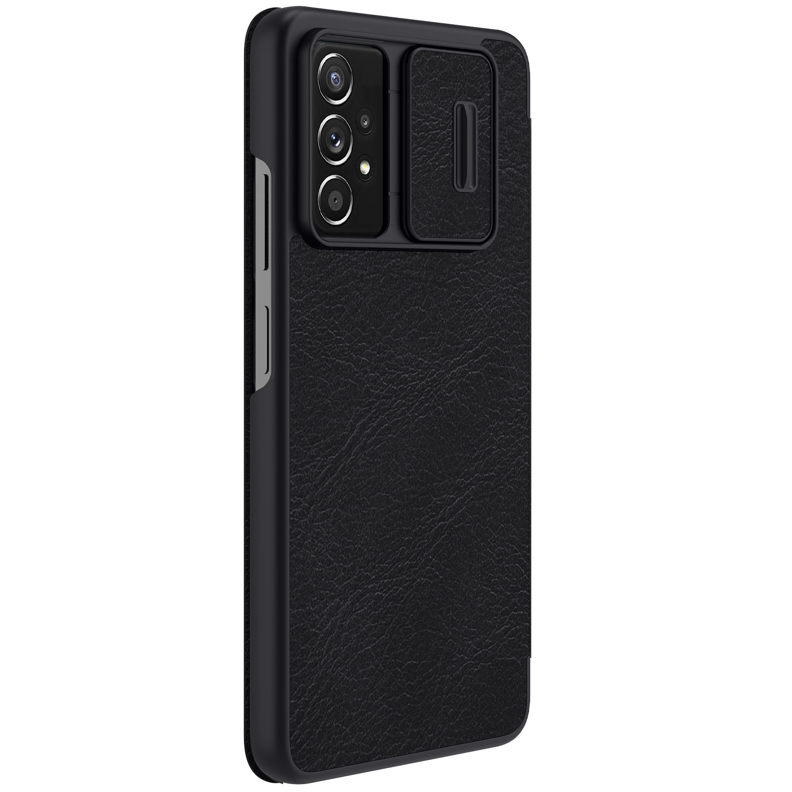 Nillkin Qin læderetui til Samsung Galaxy A73 sort