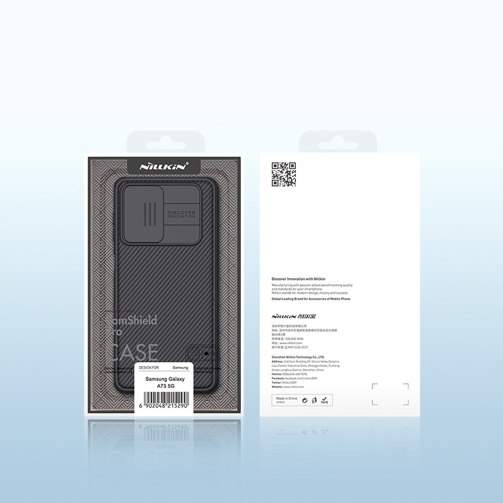 Nillkin CamShield Pro Fodral Pansarfodral Kameraskydd för Samsung Galaxy A73 Svart