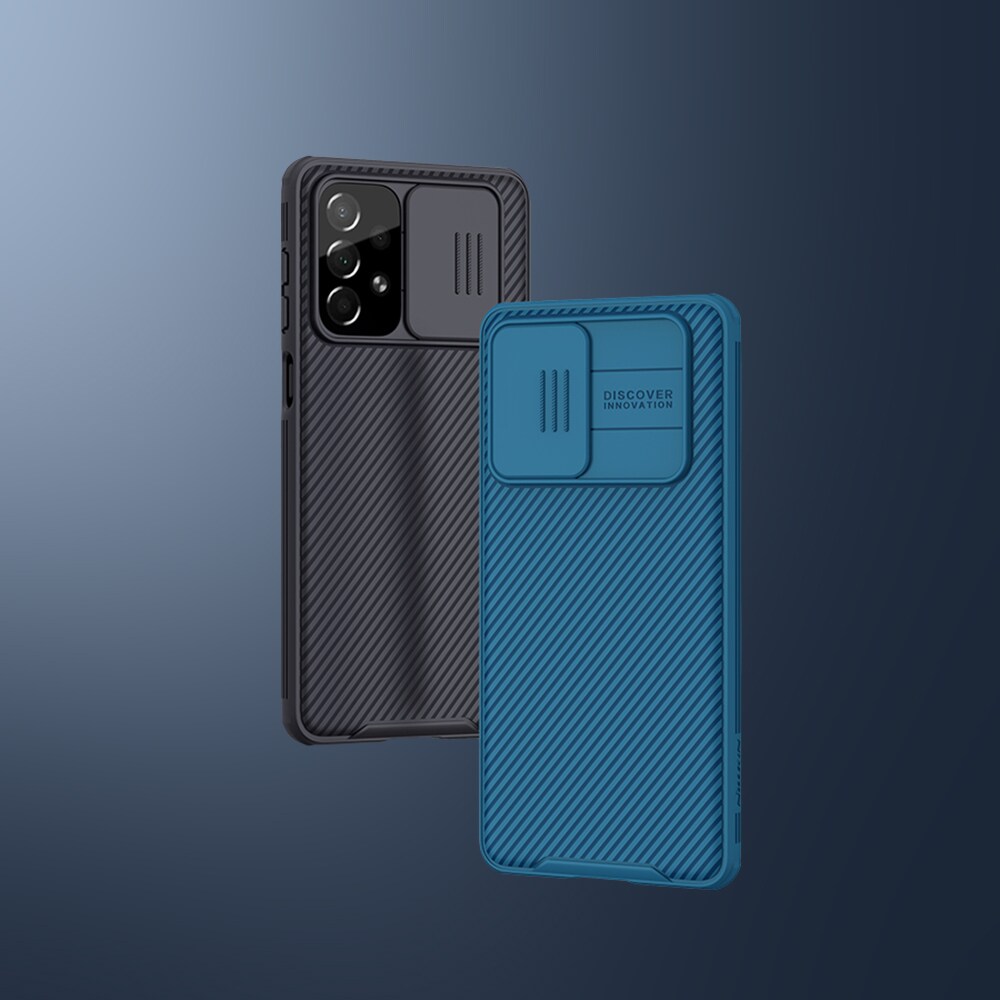 Nillkin CamShield Pro Fodral Pansarfodral Kameraskydd för Samsung Galaxy A73 Blå