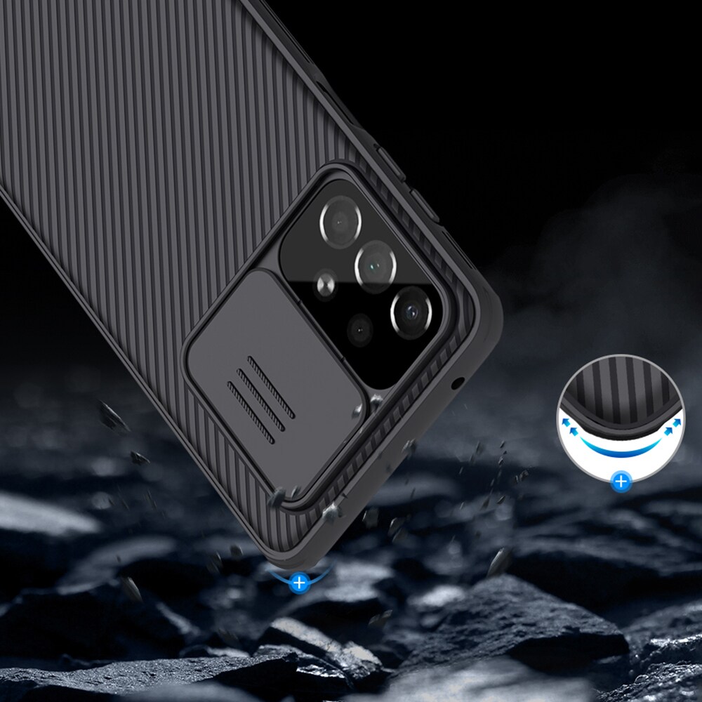 Nillkin CamShield Pro Fodral Pansarfodral Kameraskydd för Samsung Galaxy A73 Blå