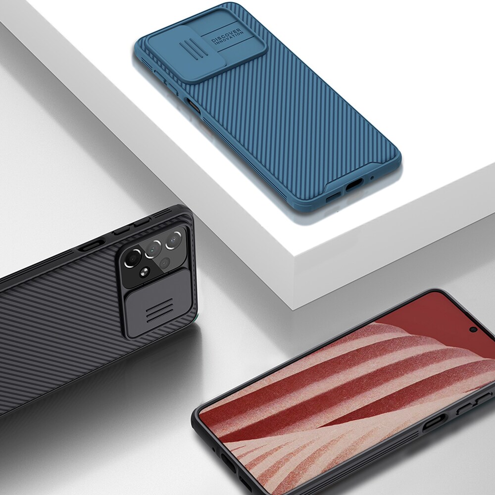 Nillkin CamShield Pro Fodral Pansarfodral Kameraskydd för Samsung Galaxy A73 Blå