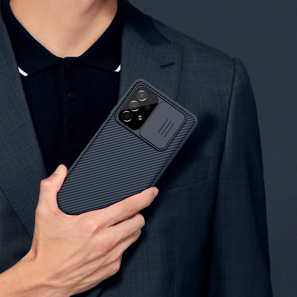 Nillkin CamShield Pro Fodral Pansarfodral Kameraskydd för Samsung Galaxy A73 Blå