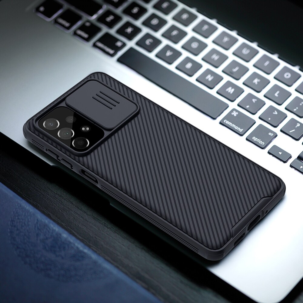 Nillkin CamShield Pro Fodral Pansarfodral Kameraskydd för Samsung Galaxy A73 Blå