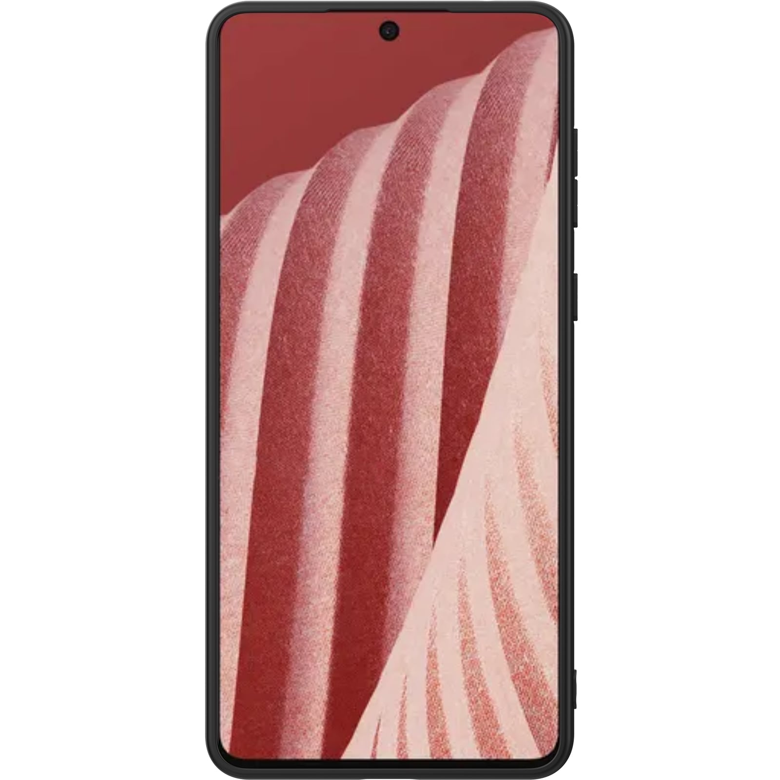 Nillkin Textured Case for Samsung Galaxy A73 - Holdbart etui med gelramme og nylonbagside, sort