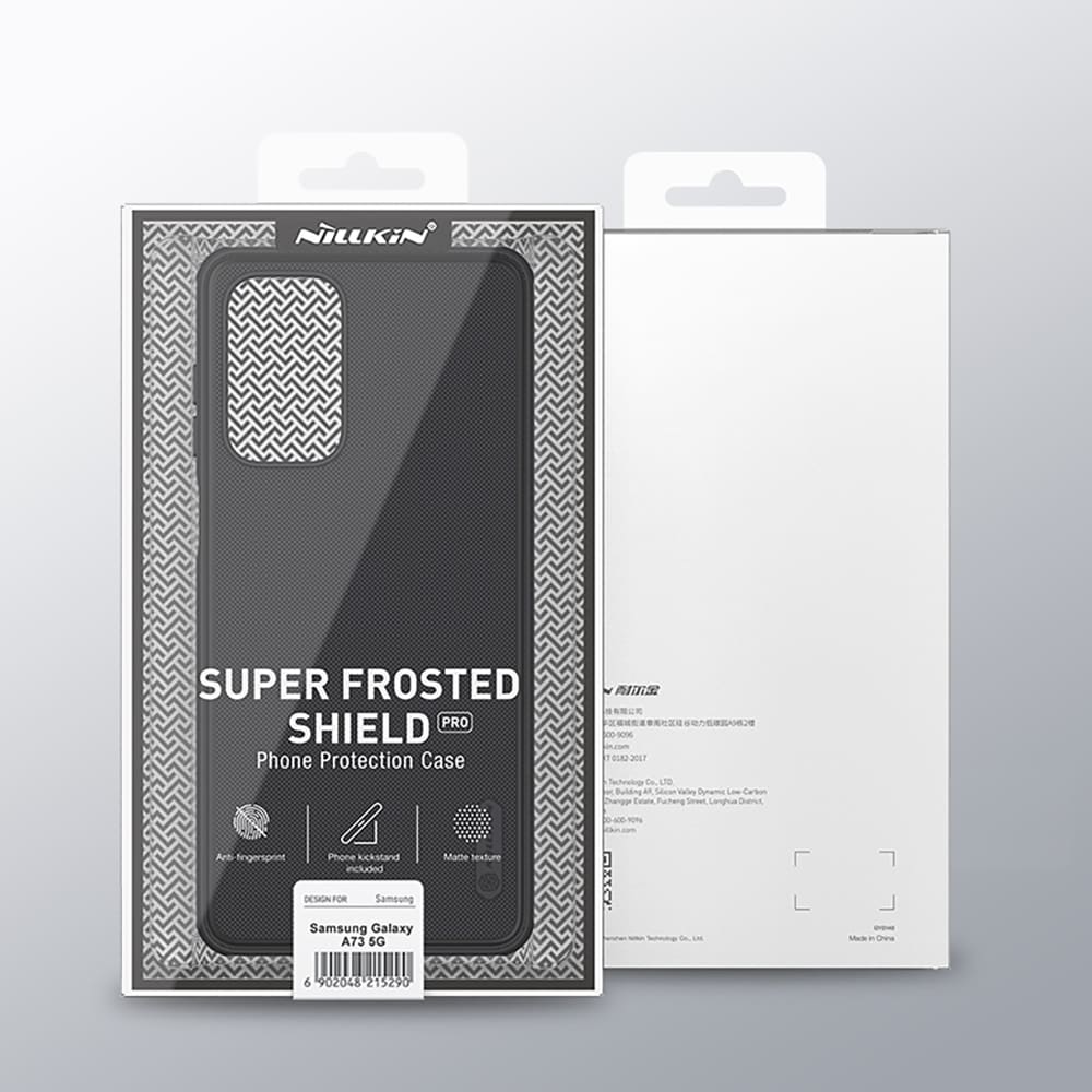 Nillkin Super Frosted Shield Pro slitstarkt fodral för Samsung Galaxy A73 svart