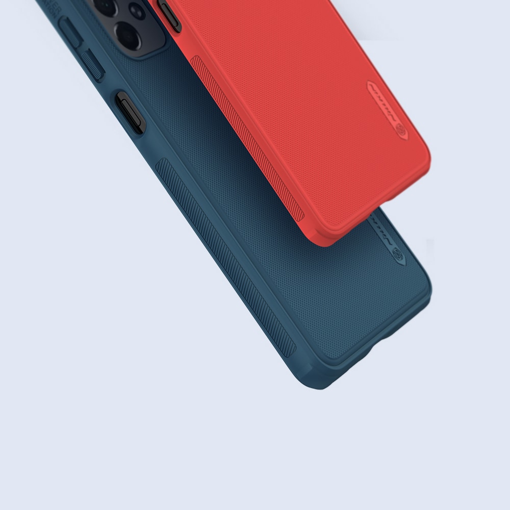 Nillkin Super Frosted Shield Pro holdbart cover til Samsung Galaxy A73 blå