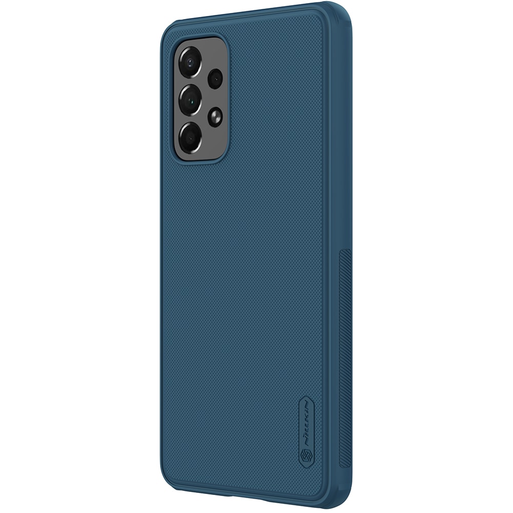 Nillkin Super Frosted Shield Pro holdbart cover til Samsung Galaxy A73 blå