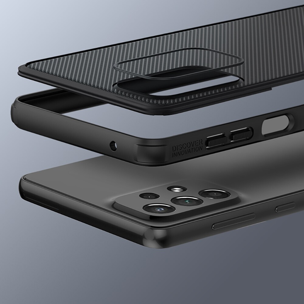 Nillkin Super Frosted Shield Pro holdbart cover til Samsung Galaxy A73 blå
