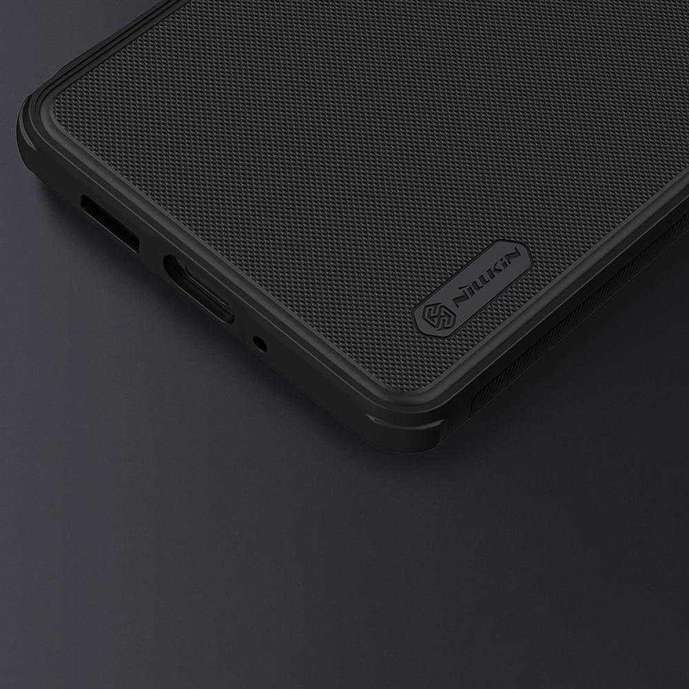 Nillkin Super Frosted Shield Pro holdbart cover til Samsung Galaxy A73 rød