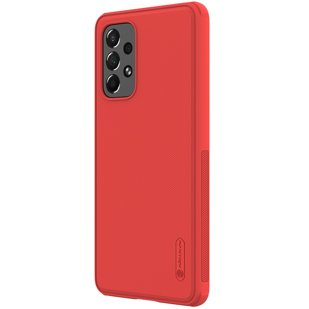Nillkin Super Frosted Shield Pro holdbart cover til Samsung Galaxy A73 rød