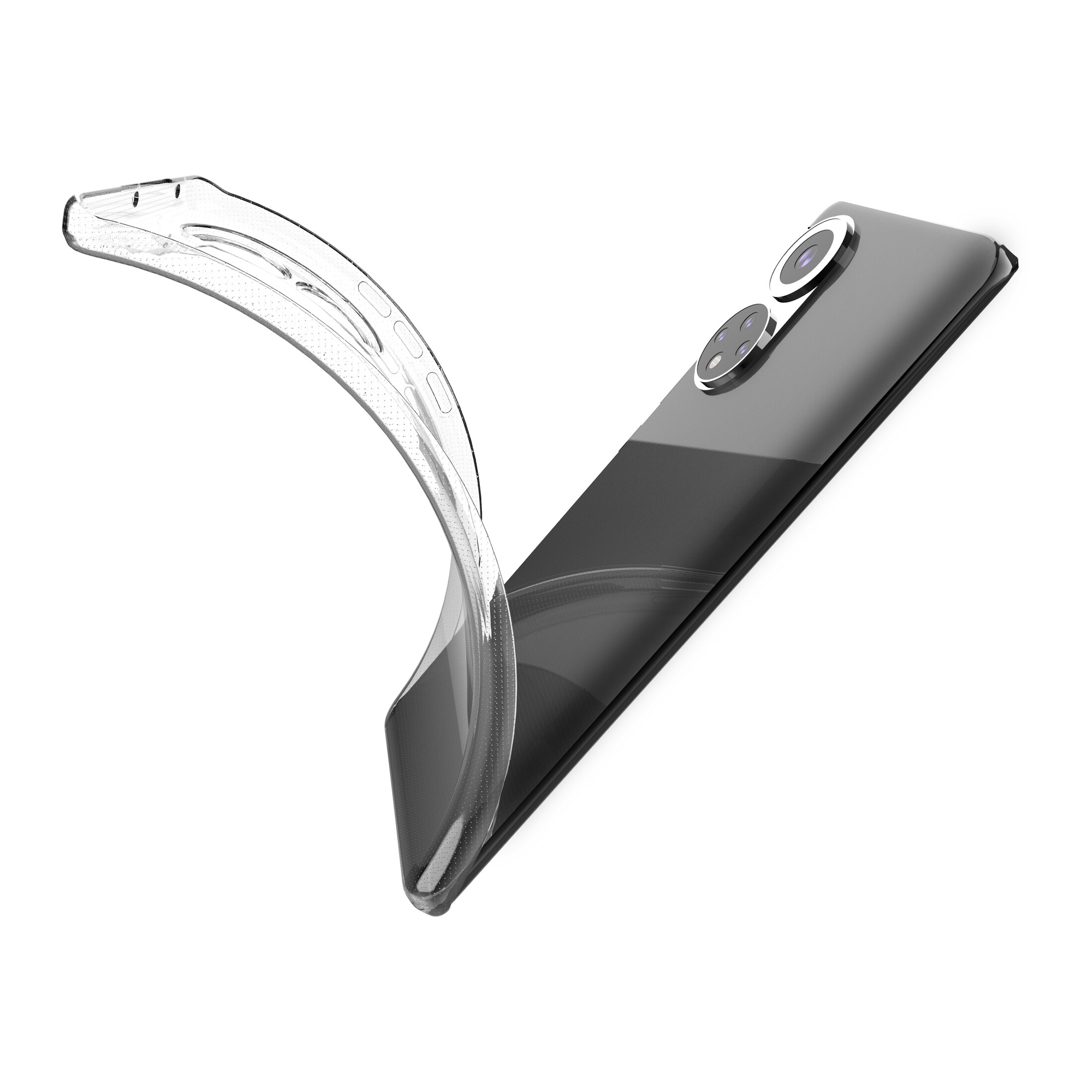 Ultraklart 0,5 mm Honor 50 Pro-gelcover, gennemsigtigt