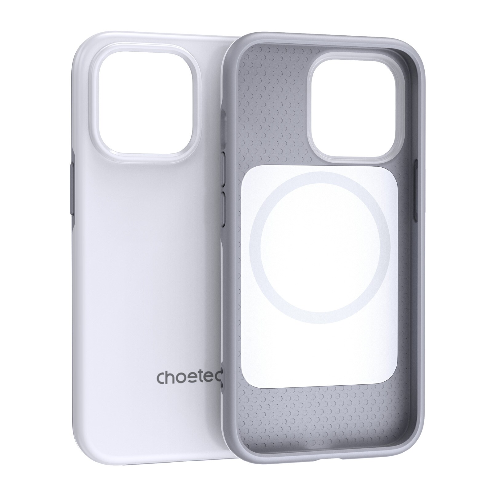 Choetech MFM Anti-drop-fodral tillverkat för MagSafe för iPhone 13 Pro vit (PC0113-MFM-WH)