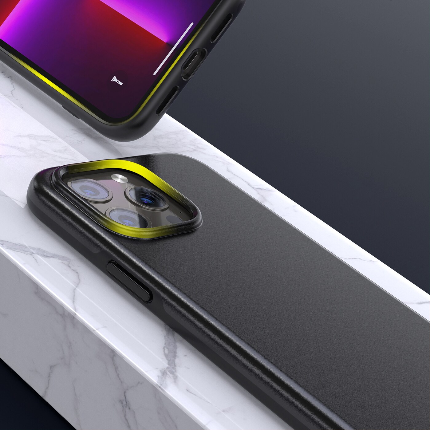 Choetech MFM Anti-drop-fodral tillverkat för MagSafe för iPhone 13 Pro svart (PC0113-MFM-BK)
