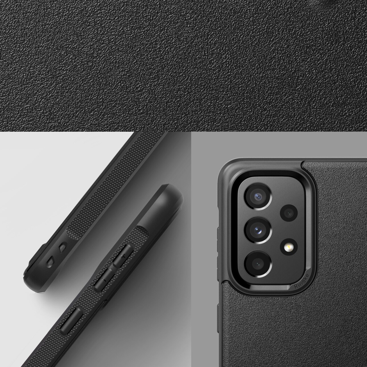Ringke Onyx holdbart TPU-cover til Samsung Galaxy A73 sort