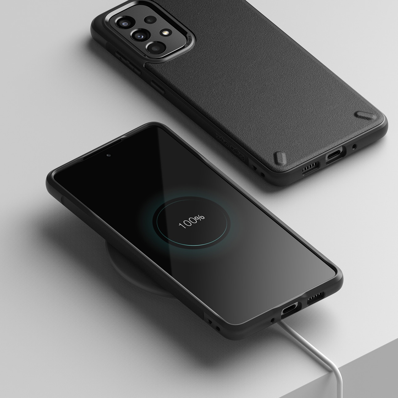 Ringke Onyx holdbart TPU-cover til Samsung Galaxy A73 sort