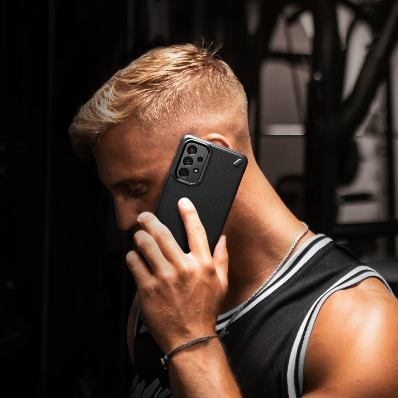 Ringke Onyx holdbart TPU-cover til Samsung Galaxy A73 sort