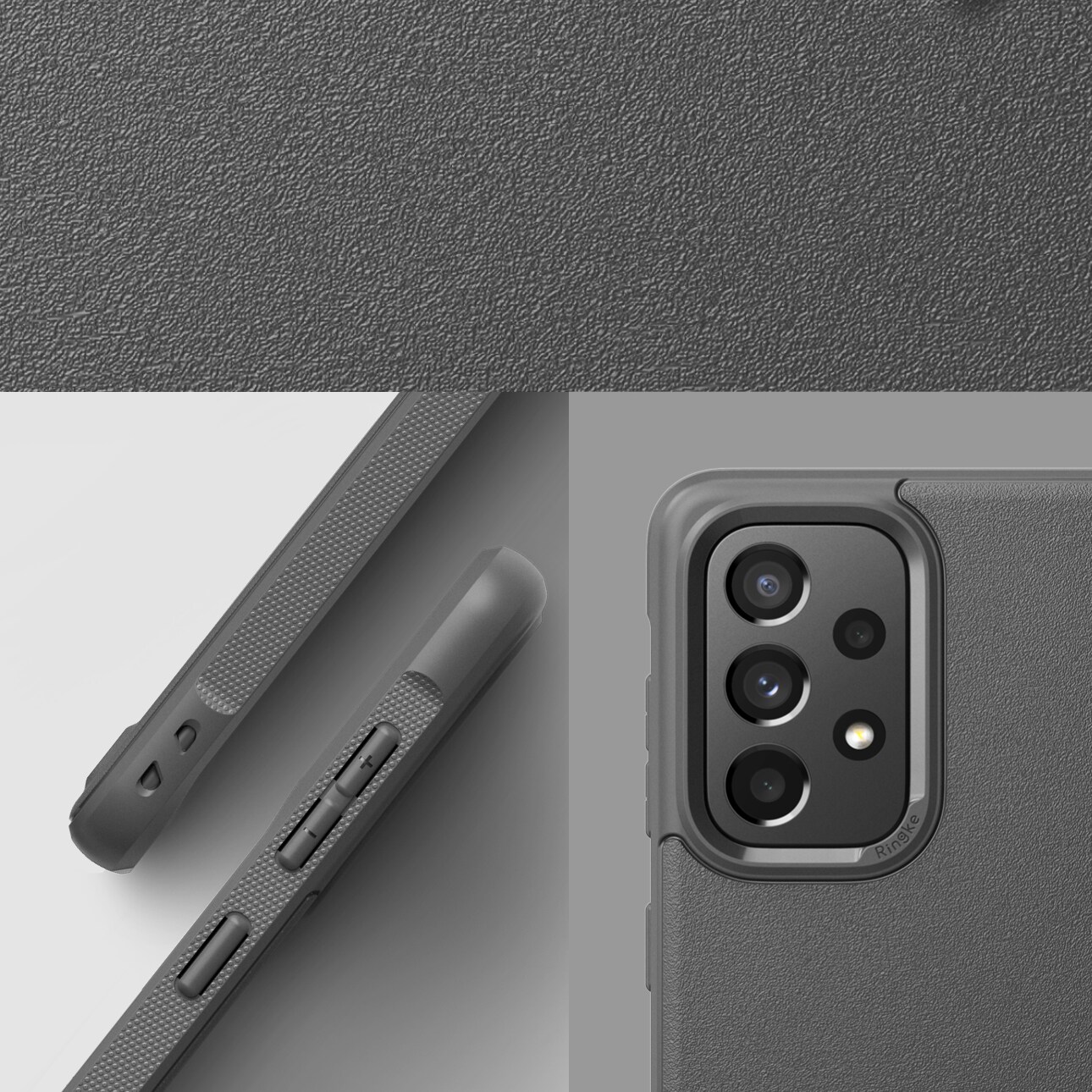 Ringke Onyx holdbart TPU-cover til Samsung Galaxy A73 grå