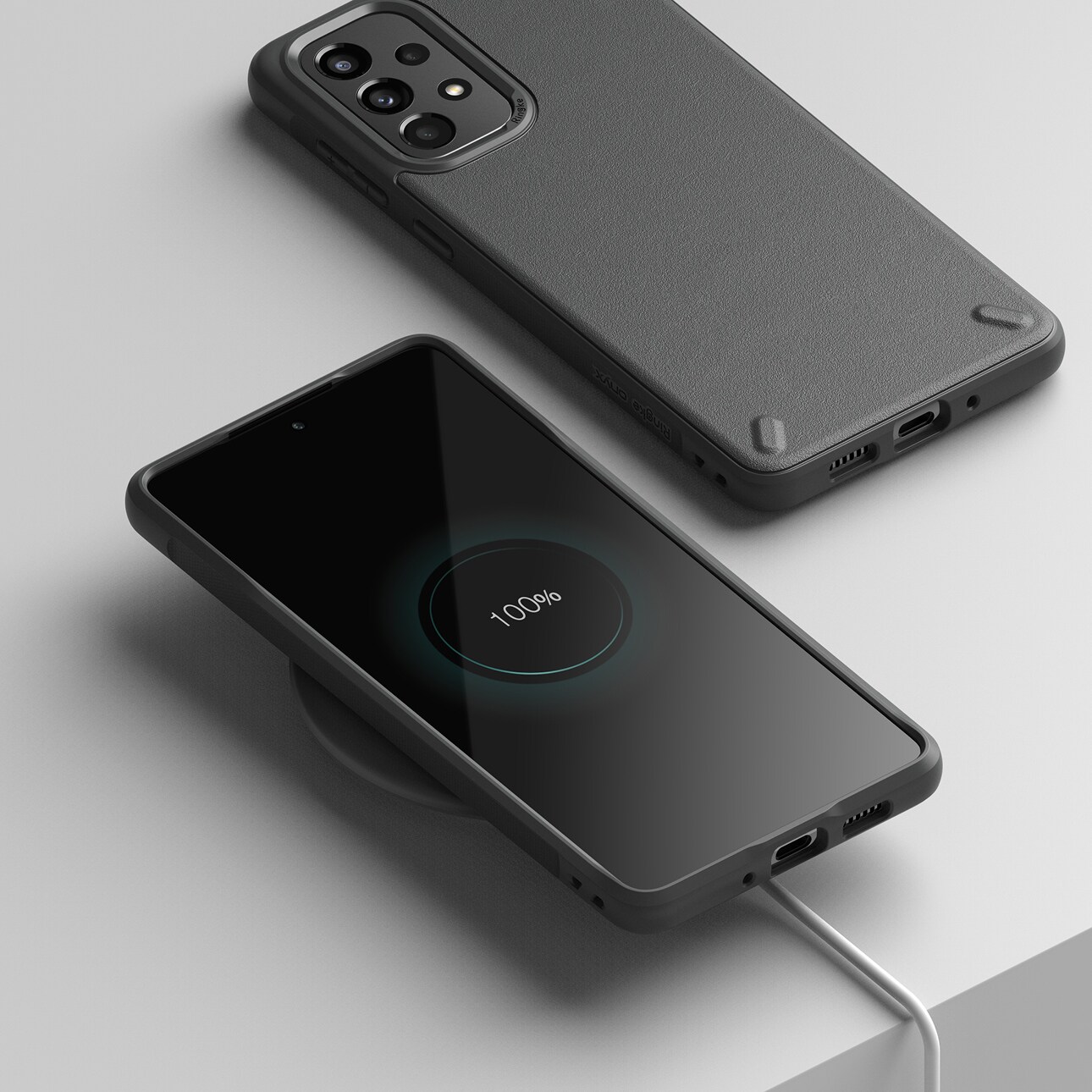 Ringke Onyx holdbart TPU-cover til Samsung Galaxy A73 grå