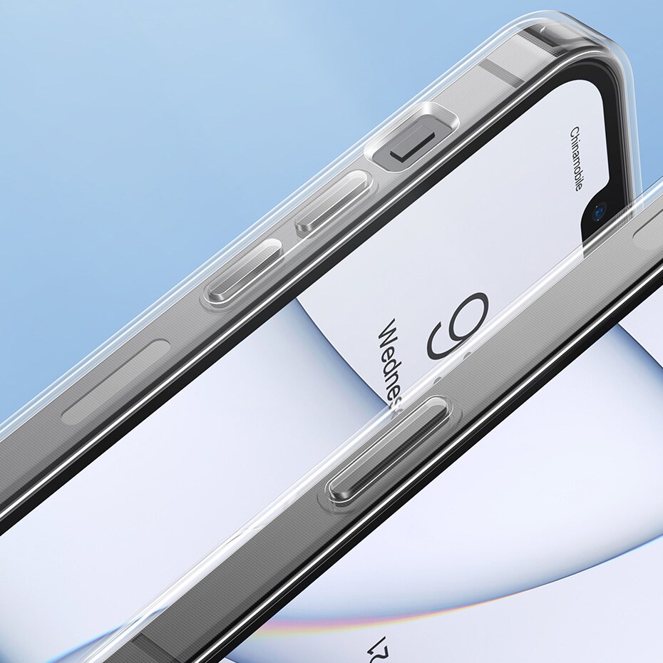 Baseus Frostat glasfodral för iPhone 13 Pro Max Hårt fodral med gelram Transparent (ARWS000802)