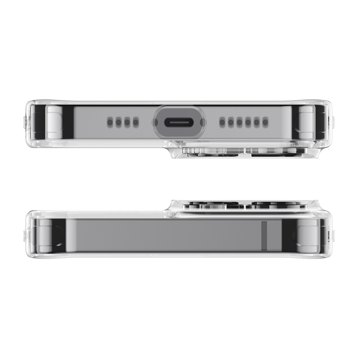 Baseus Frostat glasfodral för iPhone 13 Pro Max Hårt fodral med gelram Transparent (ARWS000802)