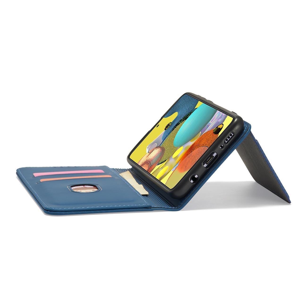 Magnet Kortetui Etui til Samsung Galaxy A13 5G Pung Pung Kortholder Blå