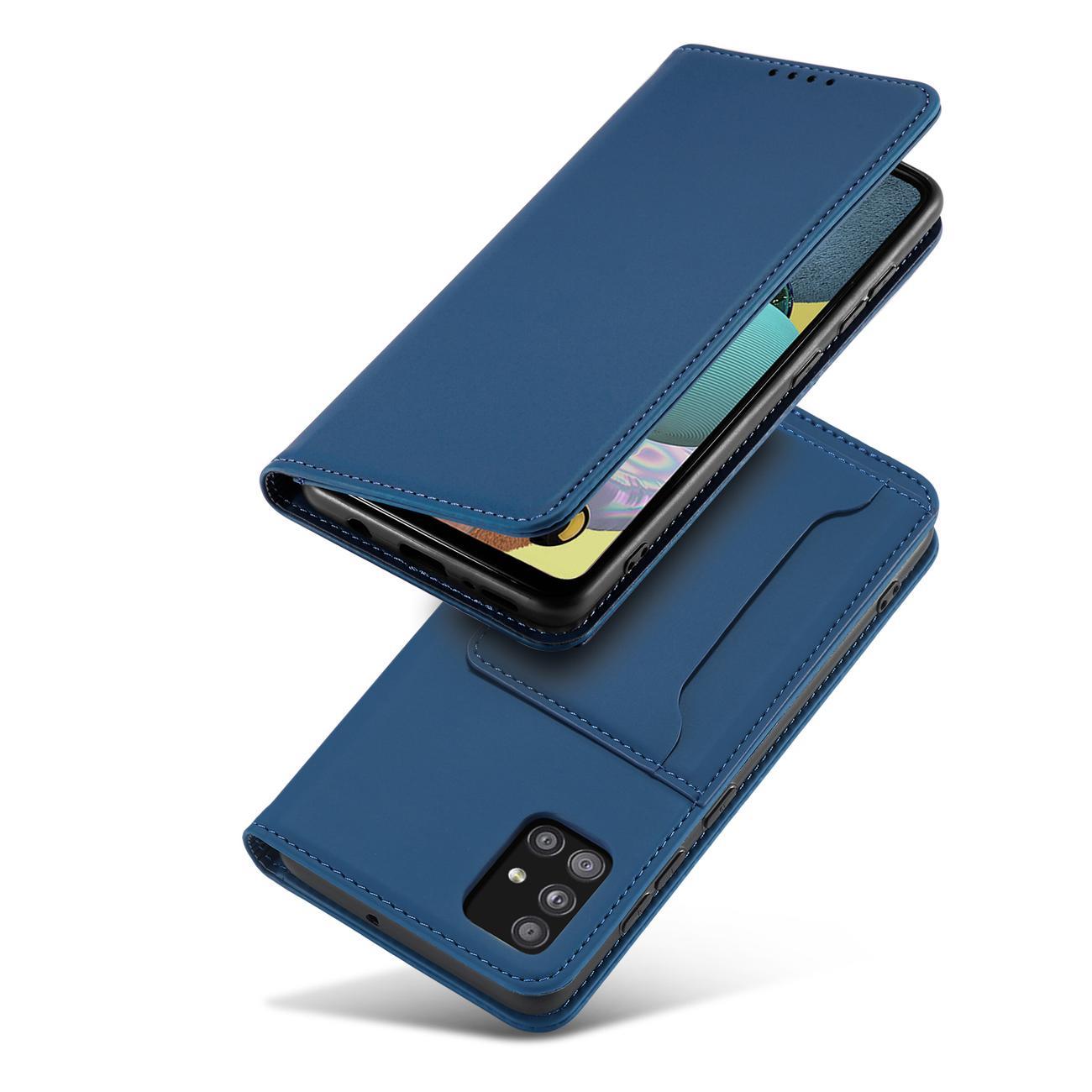 Magnet Kortetui Etui til Samsung Galaxy A13 5G Pung Pung Kortholder Blå