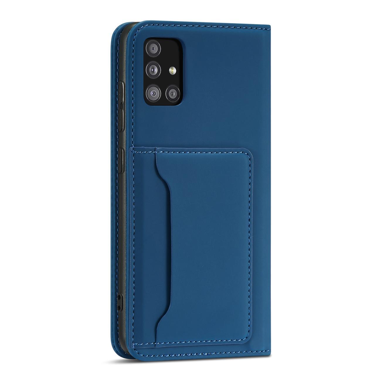 Magnet Kortetui Etui til Samsung Galaxy A13 5G Pung Pung Kortholder Blå