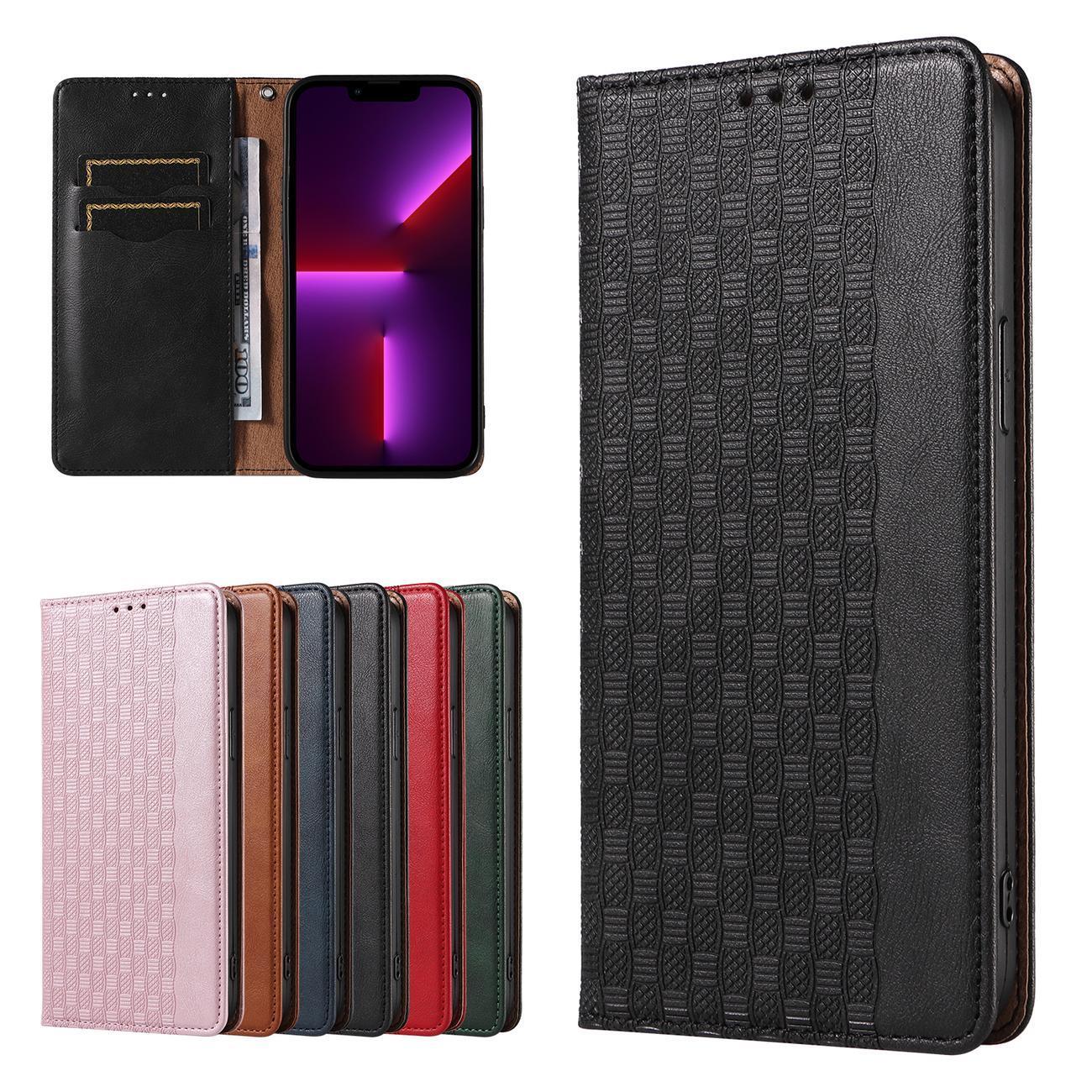 Magnet Strap Case Etui til iPhone 13 Pro Max Pouch Wallet + Mini Lanyard Vedhæng Sort