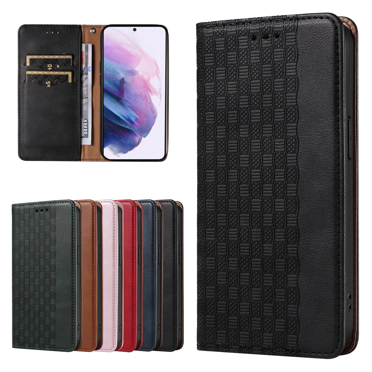 Magnet Strap Case Etui til Samsung Galaxy S22 + (S22 Plus) Pung Pung + Mini Lanyard Vedhæng Sort