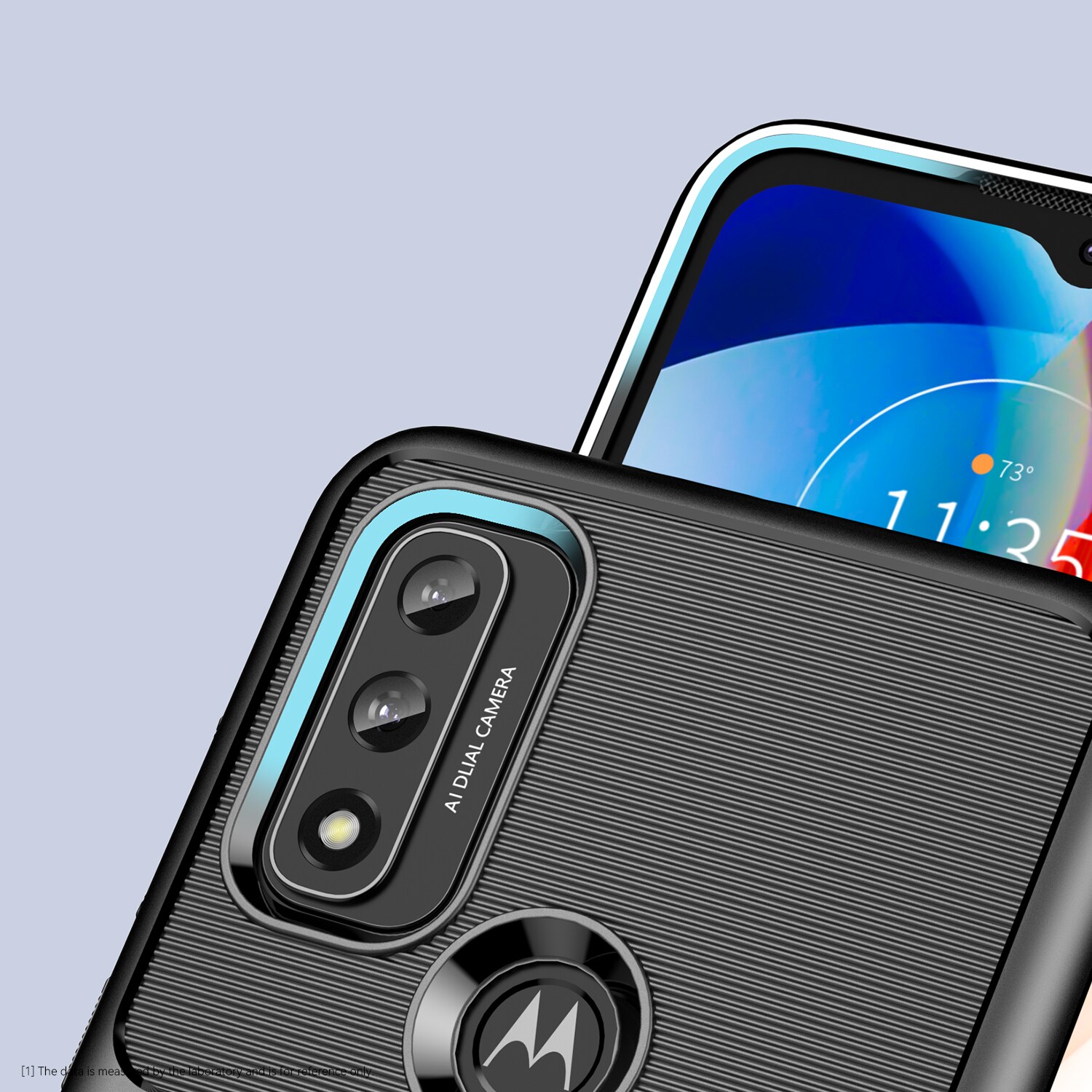 Thunder Case flexibelt pansarskydd för Motorola Moto G Play 2022 svart